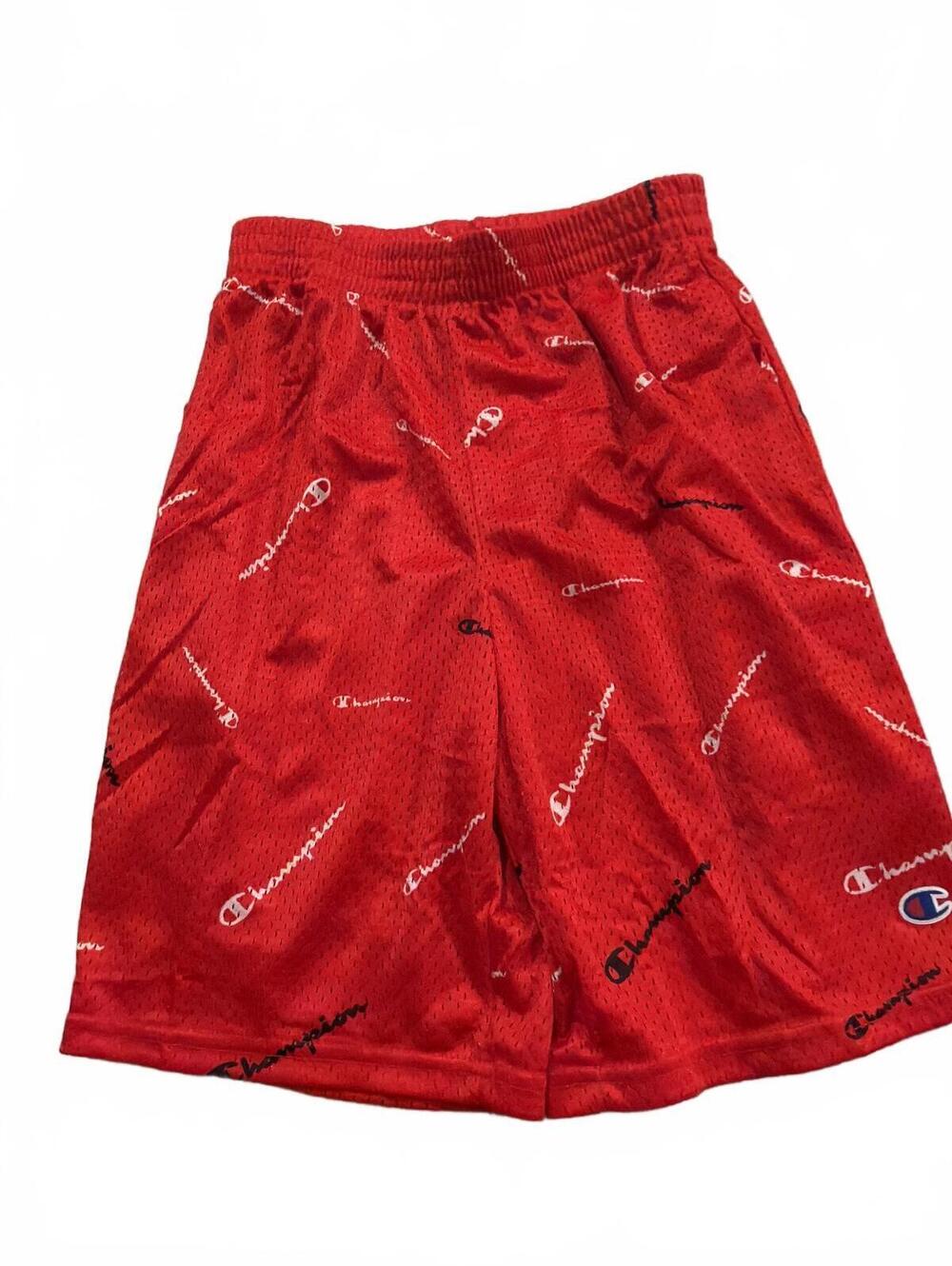 Champion Boys Red Athletic Shorts L